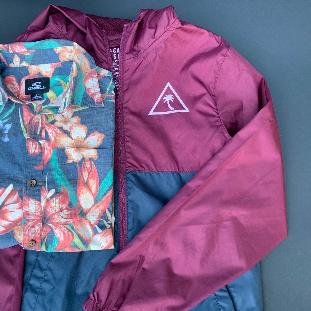 Catch Surf Jacket & Oneil Flower button down shirt
